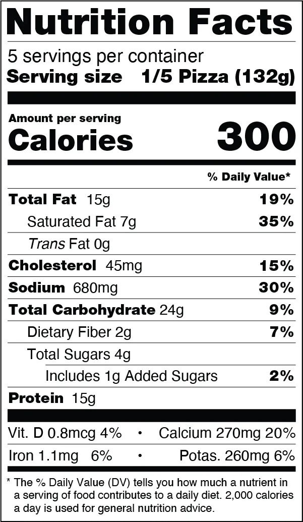 Nutrition Information