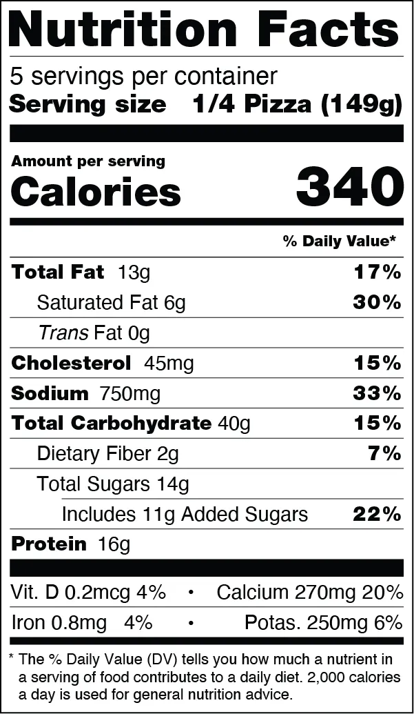 Nutrition Information