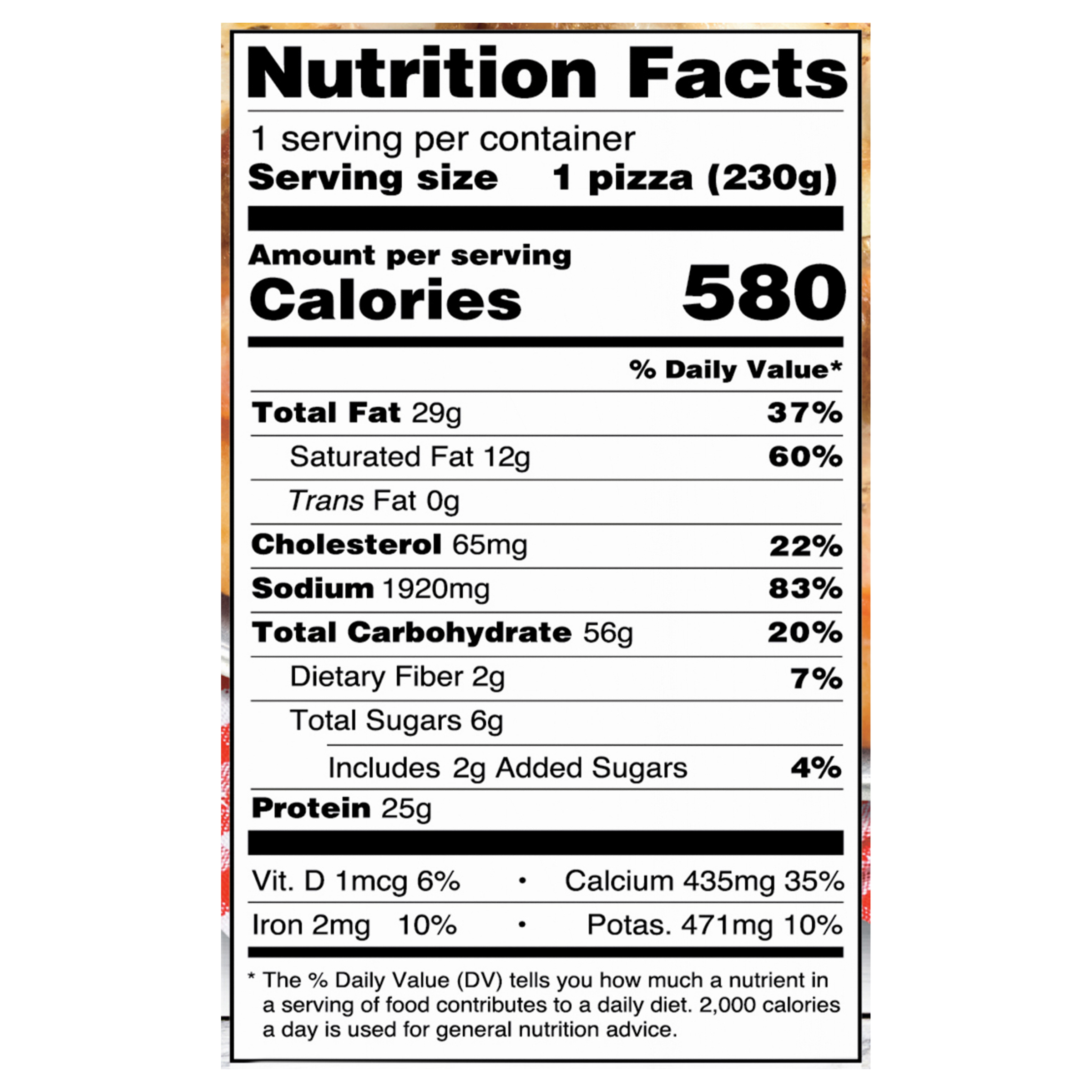 Nutrition Information