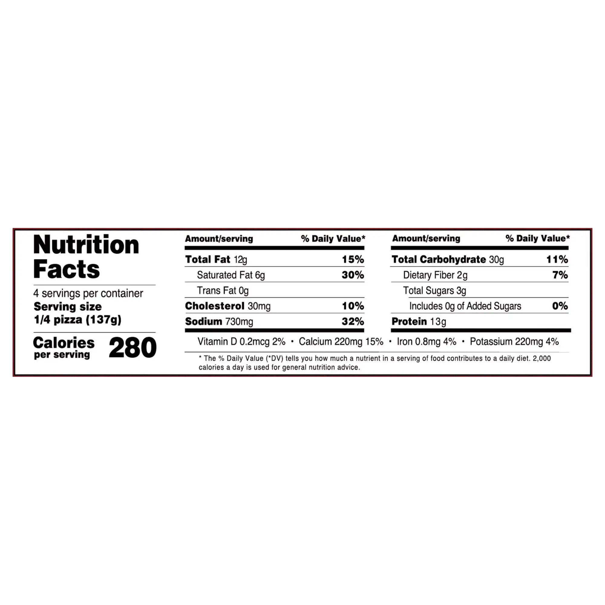 Nutrition Information