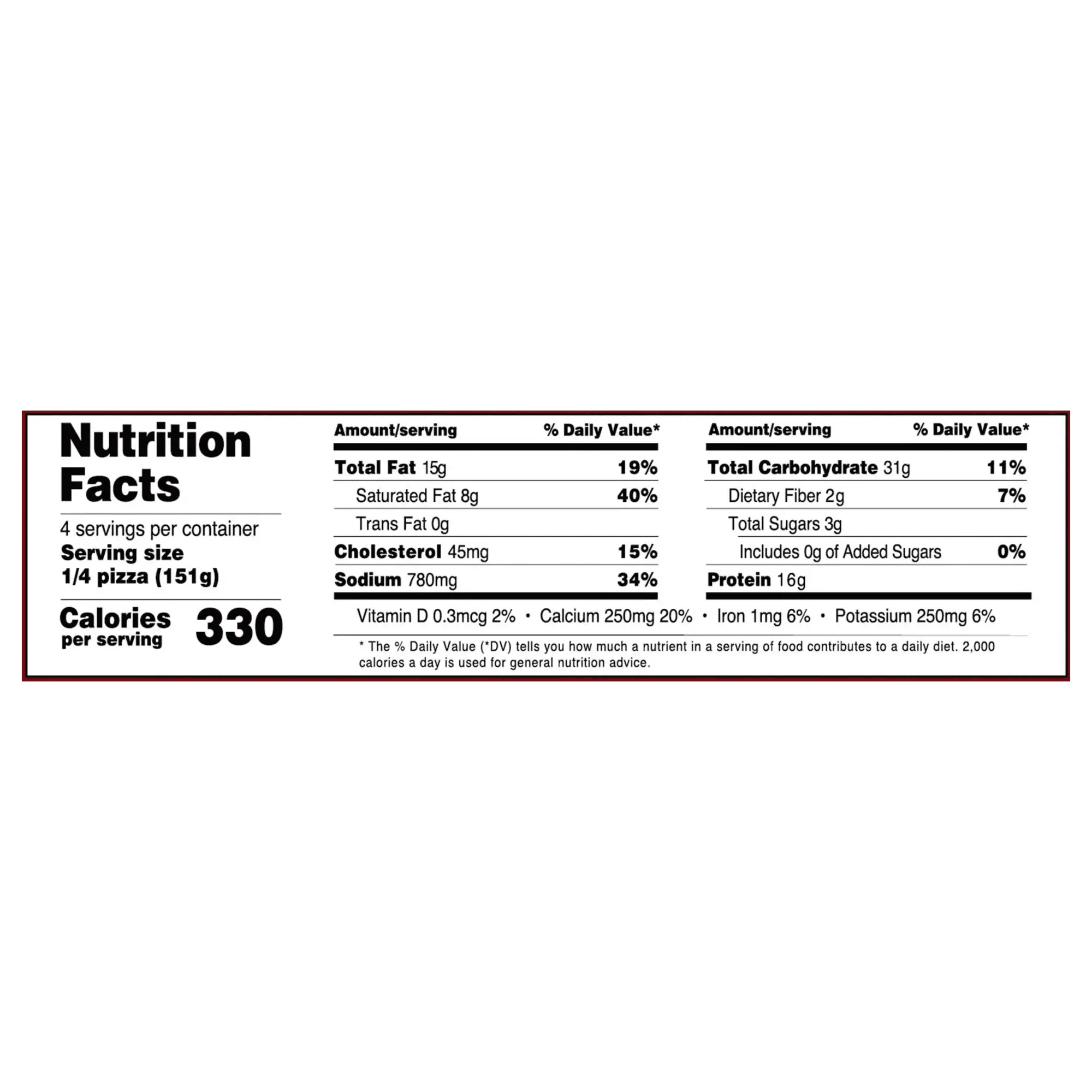 Nutrition Information